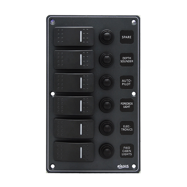 WATER RESISTANT SWITCH PANEL