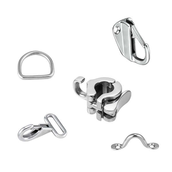 Marine City 316 Marine Grade Stainless Steel Carabiner Spring Snap Hoo –  Marine City Hardware