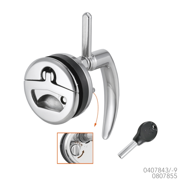 GRAND SERIES - PRIVACY DOOR COMPRESSION LATCH-Marine Town